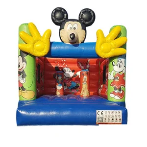 Inflatable jumping castle for rent. Kids having fun bouncing and playing inside.
