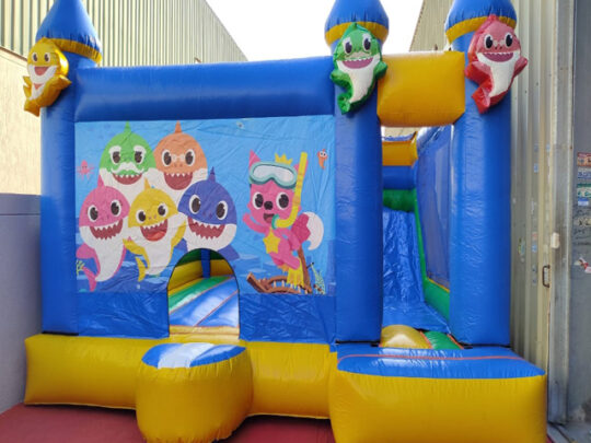 Inflatable party rental - Castle of Fun Bounce House, perfect for kids' parties and events.