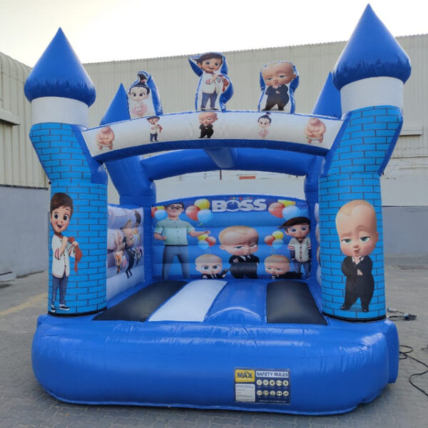 Small Jumping Castle Hire - Kids gleefully bouncing on a vibrant inflatable castle, creating magical moments at your event.