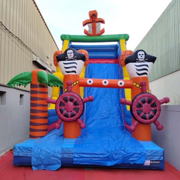 Colorful assortment of inflatables - the perfect addition to any event for a burst of fun and laughter.